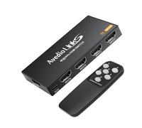 avedio links HDMI Switch 5 in 1 Out, 4K@30Hz Automatic HDMI Switch with Remote, 5 Port Selector Switch for TV Stick, Xbox, PS4, Blu-Ray, DVD