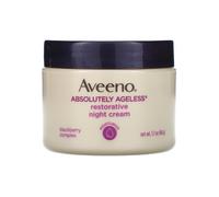 Aveeno Absolutely Ageless Restorative Night Cream Face & Neck Moisturizer with Antioxidant-Rich Blackberry Complex Vitamin C & E Hypoallergenic Non