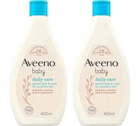 Aveeno Baby Baby Gentle Bath and Wash, White, 400 ml (Pack of 2)