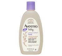 Aveeno Baby Calming Comfort Bath with Relaxing Lavender & Vanilla Scents, Hypoallergenic & Tear-Free Formula, Paraben- & Phthalate-Free, 8 fl. oz