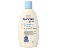 Aveeno Baby Cleansing Eczema Therapy Moisturizing Wash Scent Free, 8 Fluid Ounce