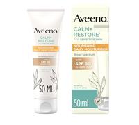 Aveeno Face CALM+RESTORE Nourishing Daily Moisturiser with Sheer Tint SPF30 50ml