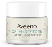 Face CALM+RESTORE Oat Gel Moisturiser, 24-Hour Hydration, For Sensitive Skin, With Prebiotic Oat and Calming Feverfew, Fragrance Free, 50ml