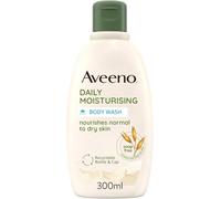 Aveeno Daily Moisturising Body Wash, With Soothing Oat, Suitable For Sensitive Skin, Gently Cleanses and Nourishes, Soap-Free, Lightly Scented, 300ml