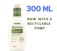 Aveeno Daily Moisturising Body Lotion, With Soothing Oats & Rich Emollients, Suitable For Sensitive Skin, Nourishes and Protects Normal to Dry Skin, Fragrance Free, 300ml