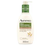 Johnson and Johnson Aveeno Daily Moisturising Yogurt Body Cream 300ml Revitalises Normal to Dry Skin