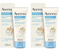 Aveeno Dermexa Daily Emollient Cream (1x 200ml), Emollient Cream Enriched with Triple Oat Complex and Ceramides for Sensitive Skin, Soothing Relief from Itchy, Dry Skin Prone to Eczema (Pack of 2)