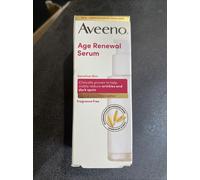 AVEENO Face Age Renewal Serum (1 x 30ml), Oat + Retinol Alternative, Gentle on Sensitive Skin, Visibly Improve Wrinkles, Dark Spots, and Firmness, Fragrance Free