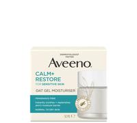Face CALM+RESTORE Oat Gel Moisturiser, 24-Hour Hydration, For Sensitive Skin, With Prebiotic Oat and Calming Feverfew, Fragrance Free, 50ml