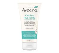 Aveeno Face CALM+RESTORE Gentle Smooth PHA Exfoliating Cleanser for Sensitive Skin, 150ml