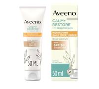 Aveeno Face CALM+RESTORE Nourishing Daily Moisturiser with Sheer Tint SPF30 50ml