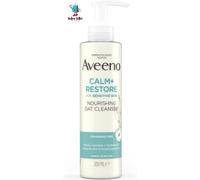 AVEENO Face CALM+RESTORE Nourishing Oat Cleanser (1x 200ml), Non-Foaming...