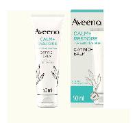 Aveeno Face Calm+Restore Rich Oat Moisturising Balm (1x 50ml), 24-Hour Hydration Face Moisturiser with Triple Oat Complex, (packaging may vary)