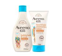 AVEENO Kids Bodycare Bundle, 250ml |Enriched with Soothing Oat |Developed for Kids' Developing Skin & Hair |Childrens Toiletries Sets