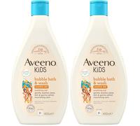Aveeno Kids Bubble Bath & Wash 400ml | Enriched with Soothing Oat Extract | Gentle Body Wash Developed for Your Little Superhero (Pack of 2)