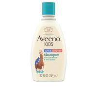 Aveeno Kids Curly Hair Shampoo, Hydrating Shampoo, Kids Curly Hair Products, Oat Extract & Shea Butter Gentle Scent, 12 fl. oz (Pack of 1)