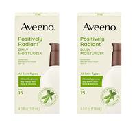Aveeno, Facial Moisturizers Positively Radiant Daily Moisturizer, Spf 15, 4 Fl Oz
