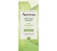 Aveeno Positively Radiant Daily Moisturizer SPF 30, 2.5 oz - Improves Tone & Texture in 4 Weeks, Oil-Free, Hypoallergenic, Non-Comedogenic