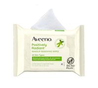 Aveeno Positively Radiant Makeup Removing Wipes, 25 Count