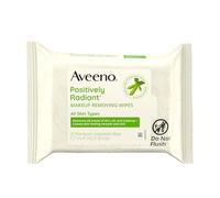 Aveeno Positively Radiant Makeup Removing Wipes, 25 Count