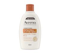 Aveeno Scalp Soothing Haircare Clarify & Shine Conditioner, Apple Cider Vinegar Blend, for All Hair Types, Soothes Dry, Itchy & Flaky Scalp, Clinically Proven, Sulfate Free, 500ml