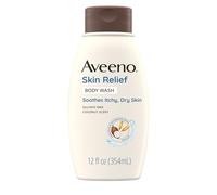 Aveeno Skin Relief Gentle Scent Body Wash For Sensitive Skin, Nourishing Coconut, 12 Fl. Oz