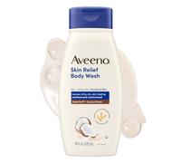 Aveeno Skin Relief Gentle Scent Body Wash, Nourishing Coconut, 18 Fl. Oz (Pack of 3)