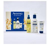 AVEENO Skin Relief Gift Set with Moisturising Lotion 300ml, Body Oil Spray 200ml and Hand Cream 75ml, Sensitive Skin Gift, Helps Heal Dry Skin,