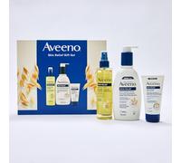 AVEENO Skin Relief Gift Set with Moisturising Lotion 300ml, Body Oil Spray 200ml and Hand Cream 75ml, Sensitive Skin Gift, Helps Heal Dry Skin,