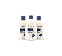 Aveeno Skin Relief Moisturising Body Wash Bundle, 3 x 500ml, Brown