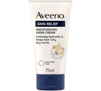 Aveeno Skin Relief Moisturising Hand Cream with 72-Hour Hydration (1x 75ml) | Nourishing Cream to Soothe and Moisturise Very Dry Skin, Enriched Formula for Hydrating Irritable and Dry Hands