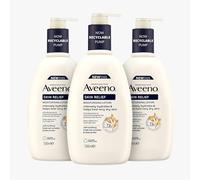 Aveeno Skin Relief Moisturising Lotion Bundle (3x 500ml), Nourishing Body Lotion for Relief from Very Dry, Tight Skin, Body Moisturiser Enriched with Prebiotic Triple Oat Complex and Shea Butter