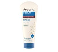 Aveeno Skin Relief Overnight Intense Moisture Cream with Triple Oat Complex & Natural Shea Butter, Therapeutic Dimethicone Skin Protectant for Dry Itc