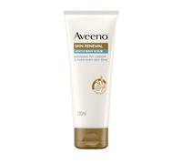 Aveeno Skin Renewal Gentle Body Scrub (1x 200ml), Gentle Exfoliator with Nourishing Prebiotic Oat, 2% Naturally-Derived PHA & Smoothing Niacinamide, Body Scrub for sensitive Skin