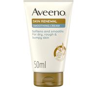 Aveeno Skin Renewal Smoothing Cream (1x 50 ml ), Smoothing Cream for Dry, Rough & Bumpy Skin. Fragrance Free with Nourishing Oat & Niacinamide