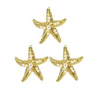 [Avejjbaey] 3 Pieces Marine Life Jewelry Making Supplies Shell Fish Pendant Craft Seashell Jewelry Charms for Creative Necklace, フリーサイズ, As described, No Gemstone