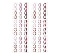 Avejjbaey 36pcs Valentine Day Heart Glasses Elegant Paper Eyeglasses Ornament For Party And Event Stylish Photography Props Recyclable Paper Glasses