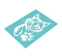 Avejjbaey Adhesive Silkscreen Template Stencil Polyester Silk Screen Print Stencils for Printing on Wood Fabric Wall Stone Clay Craft Sewing Supplies Pattern