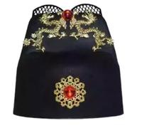 [Avejjbaey] Chinese Traditional Official Hat Non-Woven Historic Reproduction Costume Accessory Flying Fish for Festival Cosplay