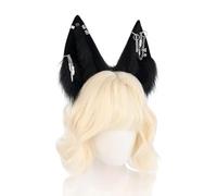 Avejjbaey Comfortable Role Playing Wolf Ears Headband Anime Theme Dressing Up Accessories Hair Hoop Adult Cosplay Event Anime Hair Accessories Collecting