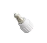 Avejjbaey E17 to GU10 Adapter E17 Screw to GU10 Bayonets Base Adapter Converters for Light Lamp Light Base Adapter Ceramic Converters