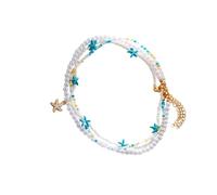 [Avejjbaey] Handmade Multilayer Necklace Natural Sea Shell Turtle Beads Style Jewelry Adjustable Clavicle Chain Festival Multilayer Shell Necklace, フリーサイズ, As described, No Gemstone