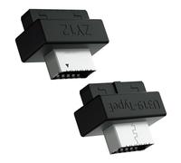 Avejjbaey High Durability ABS Metal USB3.0 Adapters Converting 19Pin 20Pin to TypeE for Fast Data Speed Easy Setups Form Factor Motherboards Adapters