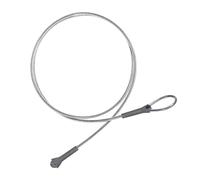 Avejjbaey Light Weight Steel Cable Anchors High Altitudes Work Anchors Point Hardware for Hiking Climbing Accessories Resistant Climbing Accessories