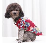 Avejjbaey Lovely Puppy Beach Shirt Shirt T-shirt Shirt Pineapple Beach Outfit Shirt Costume Pet Outfit Party Pineapple Print Dog Clothing