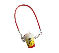[Avejjbaey] Milk Tea Craft Jewelry Charms Set Safe Resin Craft Project Bag Creative Bubble Tea for Teens and Students, フリーサイズ, As described, No Gemstone