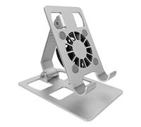 Avejjbaey Phone Tablet Holder And Cooling Fan Quiet Cooling Pad Radiator With Foldable Stand Holder For Smartphones Fan Tablet Stand