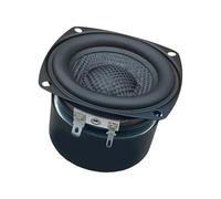 Avejjbaey Portable 3Inch Square Subwoofer HiFi Speakers For Home Theater Easy Setups 86dB Sensitivity 25W 6/8Ohm HiFi Bass