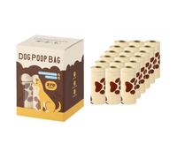 Avejjbaey Portable Dog Poop Bag Dispenser Garbage Bag with Milk Scent Storage Soft Pet Poop Dispenser Holder Fit Any Dog Recycled Bags