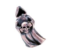 Avejjbaey Practical Paracords Pendant Specter Skull Shape Decorative Lanyards Pendant Metal Texture for and Collectibles Hiking Equipment Enchantments